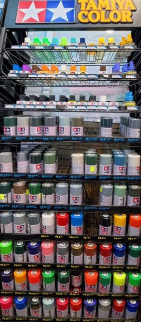 Ex-Display - Tamiya Paint Rack - Empty - Fits 600 Cans & Approx 11 Shelves (Header Card Included)
