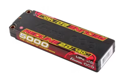 GensAce Redline - 1.0 Low Prof 2S HV Lipo Battery 7.6V 140C 5000mah (138x46x18mm) 223g - GEA50002S13D5
