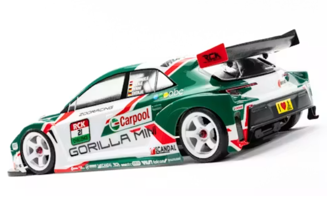 ZooRacing - Gorilla MINI - 1/10 M-Chassis Mini Touring Car Body - 225mm - 210mm Wheelbases - CLEAR 0.7mm REGULAR - ZR-0021-07