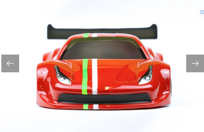 PHAT BODIES GTF - 1/12th LMP & GT12 BodyShell - Light Weight (Fits Zen RXGT12 & Schumacher Atom)