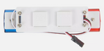 RC OVERHAUL - RC LED Police Car Roof Light Set 1/10th (Plug into CH3 for Realistic Flashing) G-RCO-CR027