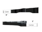 BattCave - JOKER Mini Spares - A-Arm V2 (4 Caster + 1 Camber) JKR-3A41-V2 (JOK3R)