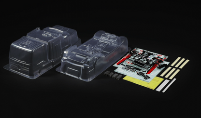 TAMIYA 51654 - MERCEDES BENZ MP4 - 1/14 FULL EURO TRUCK BODY SET (w/H PARTS/STICKER & FIXINGS)