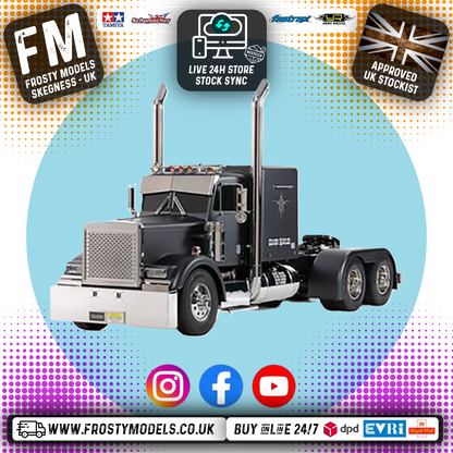 TAMIYA 56356 - RC 1/14 Tractor Truck (Lorry) GRAND HAULER BLACK EDITION - Kit form