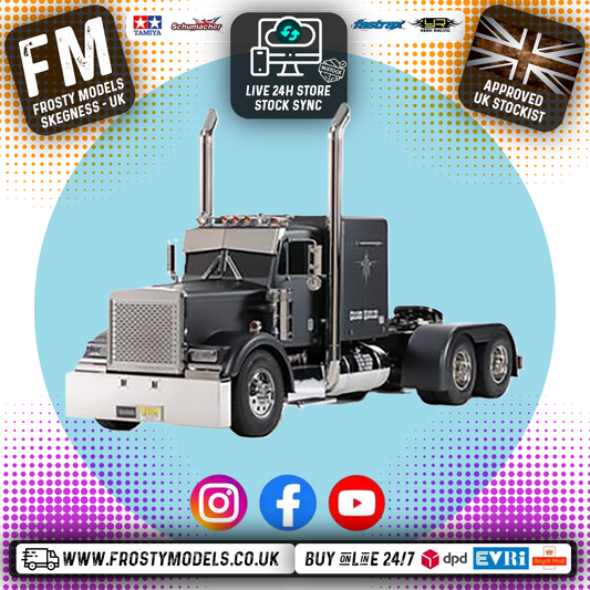TAMIYA 56356 - RC 1/14 Tractor Truck (Lorry) GRAND HAULER BLACK EDITION - Kit form