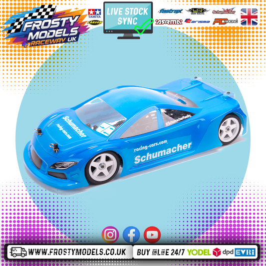 Schumacher - Rebel MTC Mini Touring Body - G909 (1/10 M-Chassis size 210 - 225mm mm Wheel Base) - Clear with Masking