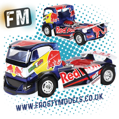 MONTECH - M TRUCK 2.0 BODY - RC EURO BODY 1/14 - 1/10 TC 190MM - (FOR TT01E) MT019003