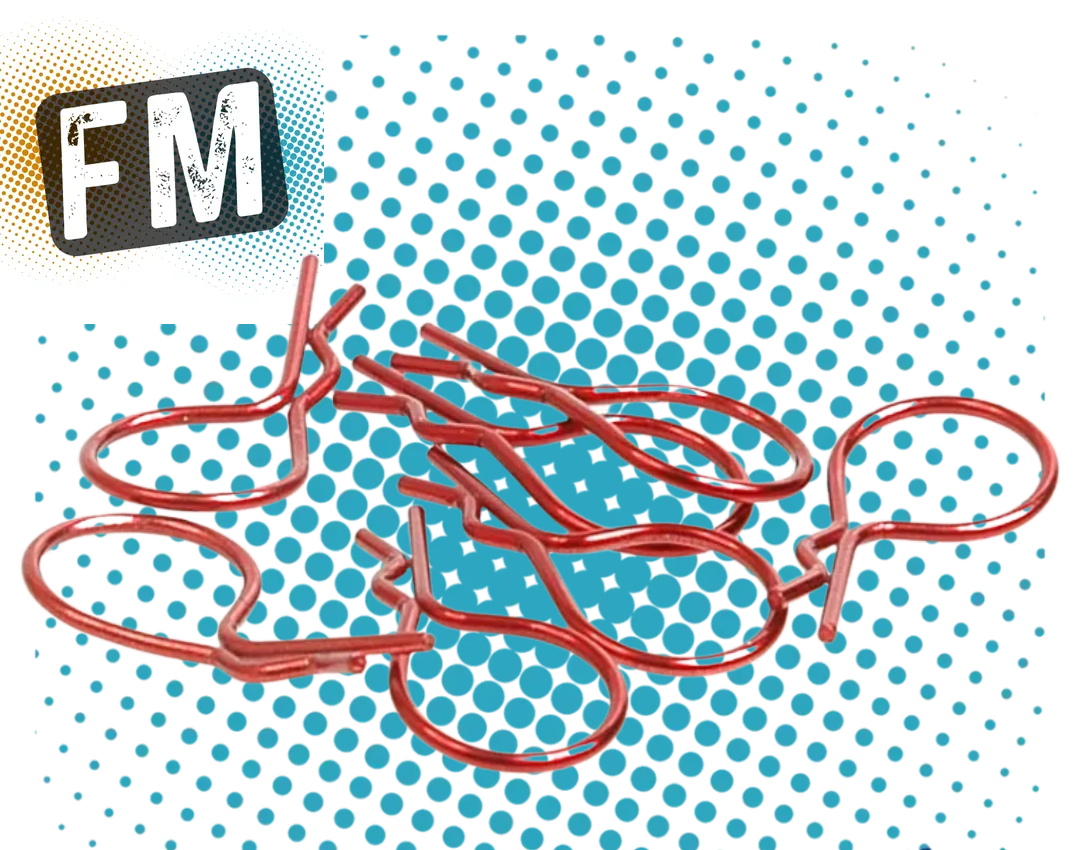 CORE RC - 1/10 RC CAR/TRUCK/BUGGY - BIG BODY CLIPS (8PCS) - ALL COLOURS - MULTI LISTING