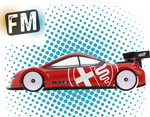 MONTECH ALFA JULIA - RC LIGHT WEIGHT CAR BODY SHELL 1/10 190MM - TC ETC STD - MT024008L
