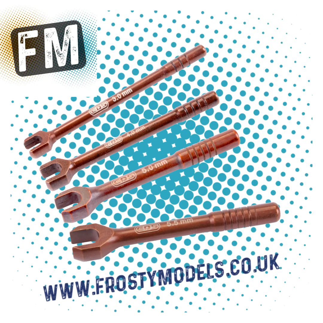 EDS RC TOOLS TIE-ROD TURNBUCKLE WRENCHS - 3MM/4MM/5MM/5.5MM - MULTI LISTING