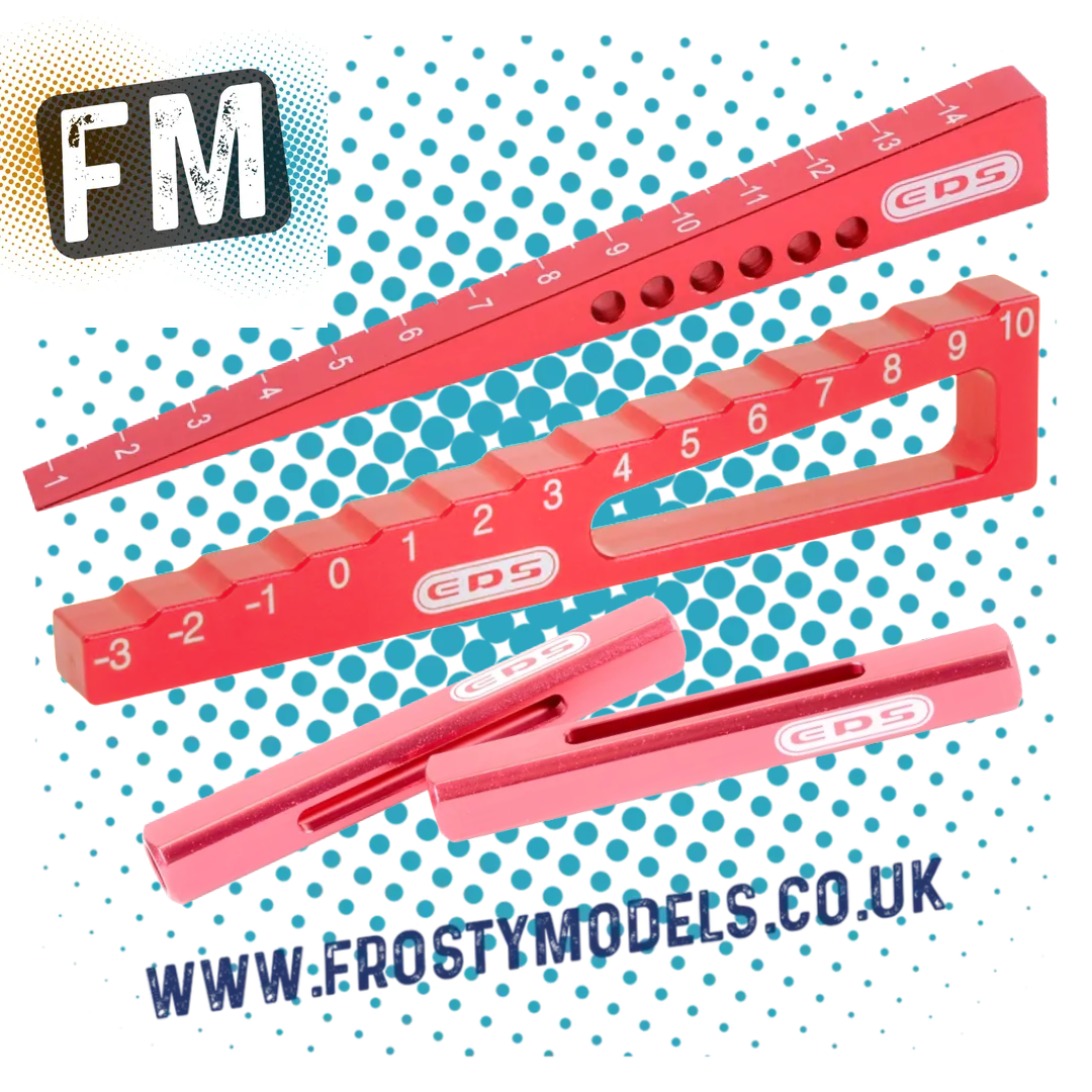 EDS RC 1/10 CAR SETUP TOOLS - RIDE/DROOP HEIGHT GAUGES/BLOCKS - MULTI LISTING