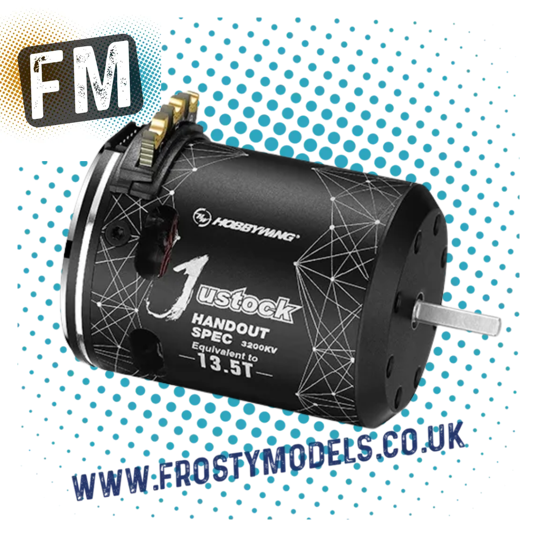 HOBBYWING - JUSTOCK HANDOUT SPEC 1/10 RC BRUSHLESS SENSORED MOTOR - 2600KV - 17.5T HW30408017