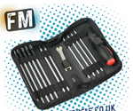 FASTRAX RC CAR/BUGGY TOOL (19X INCLUDED) BAG 3X SLOT, 3X PH 6XHEX, 4X NUT, 1X 5/8MM WRENCH - FAST607