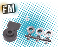 Kimbrough Servo Saver (Medium Size) CR516 (Replacement P Parts for TT01E/TT02)
