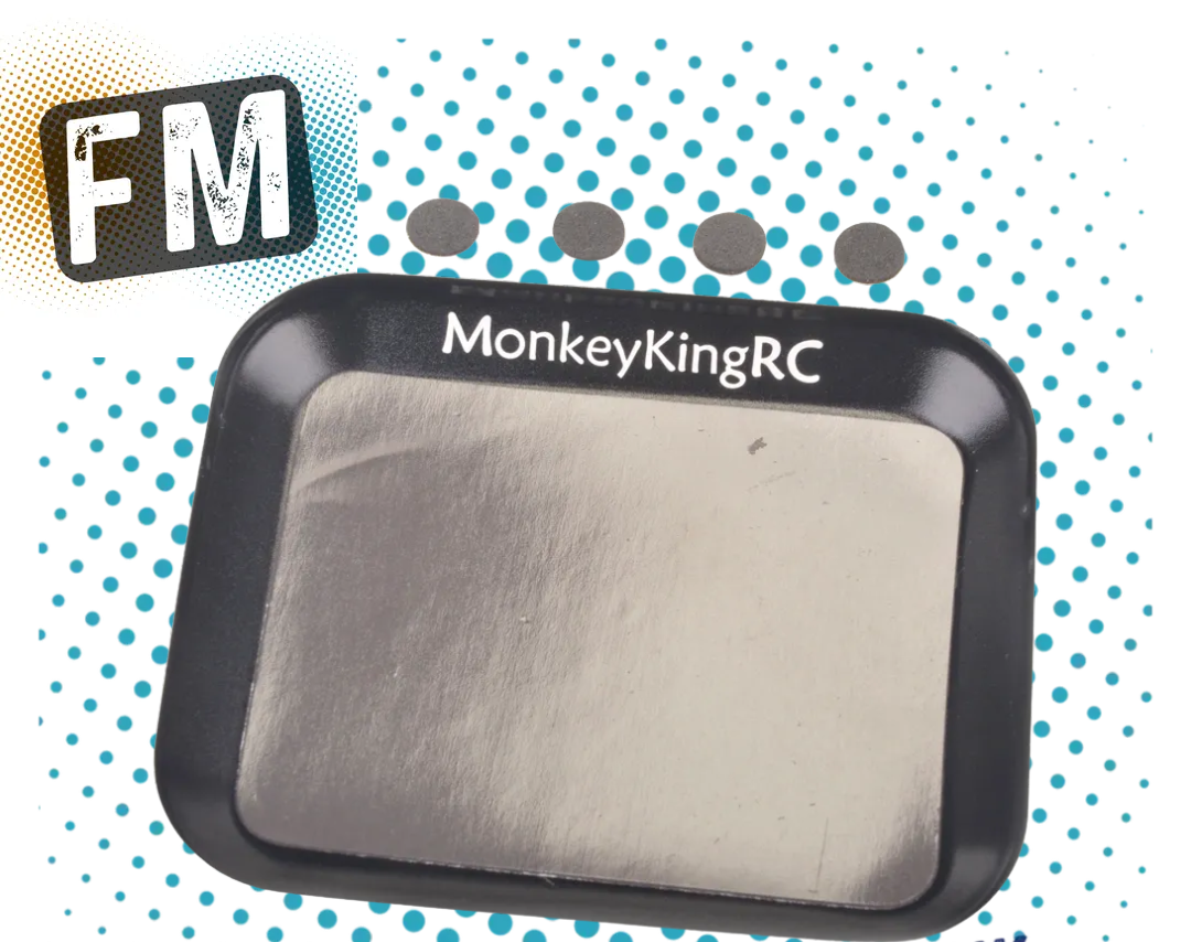 MONKEY KING - RC CAR/BUGGY - MAGNETIC SCREW TRAY 11X9CM - BLACK - MK5414BK