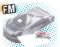 MONTECH EVO2 - RC CAR BODY 1/10 TC STD ETS 190MM - MT022006