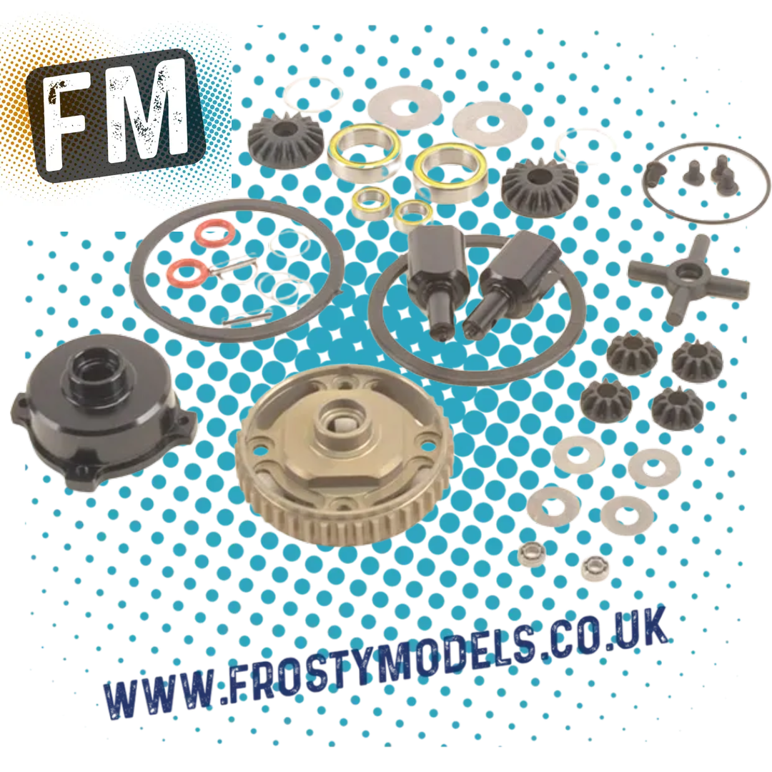 SCHUMACHER COMPLETE GEARED DIFF KIT - FITS MI8 / FT8 - U8267