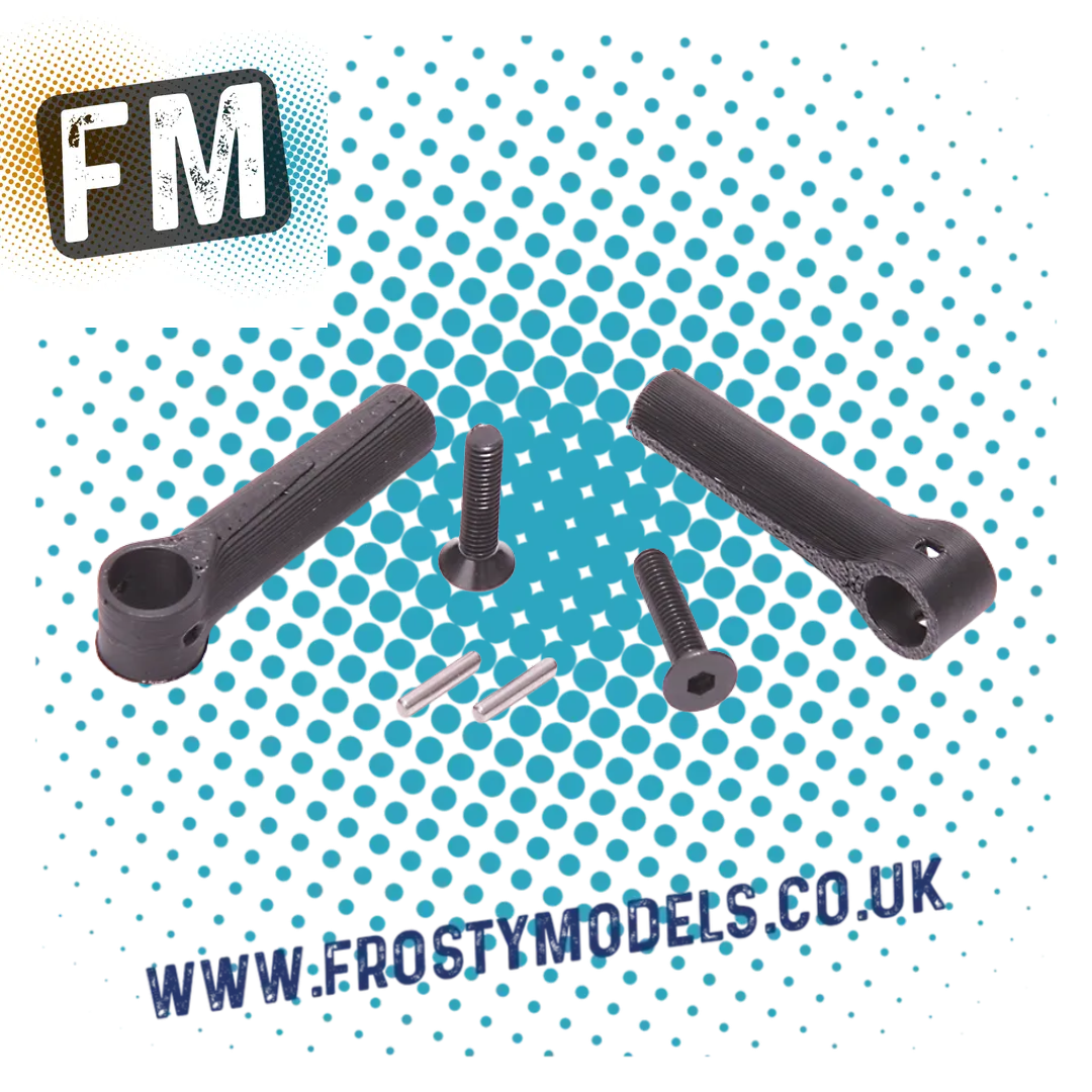 SCHUMACHER REAR BODYSHELL SUPPORTS (PR) - MI8, MI9 PARTS U8902