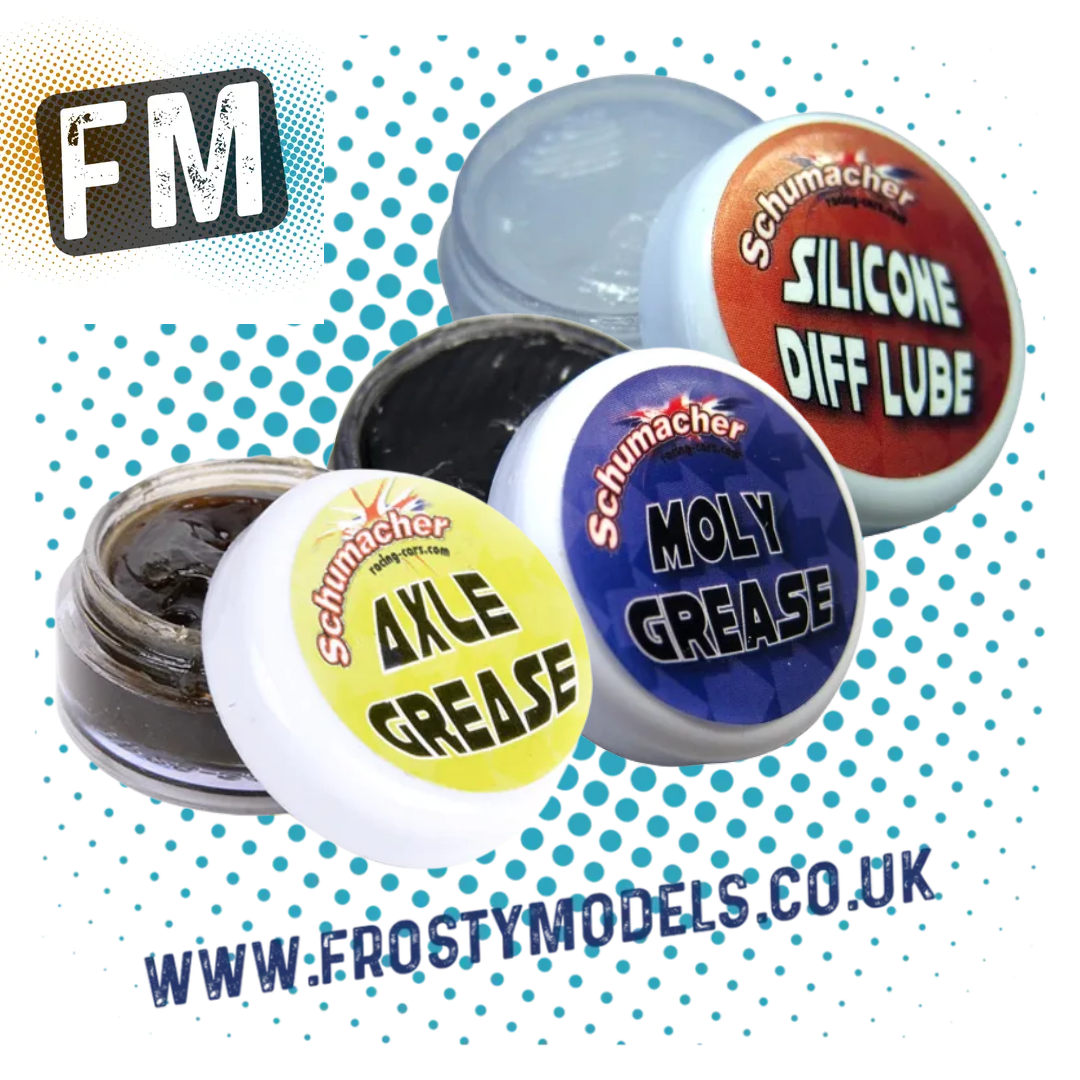 SCHUMACHER GREASES (5ML) MOLY, AXLE, DIFF LUBE - MULTI LISTING