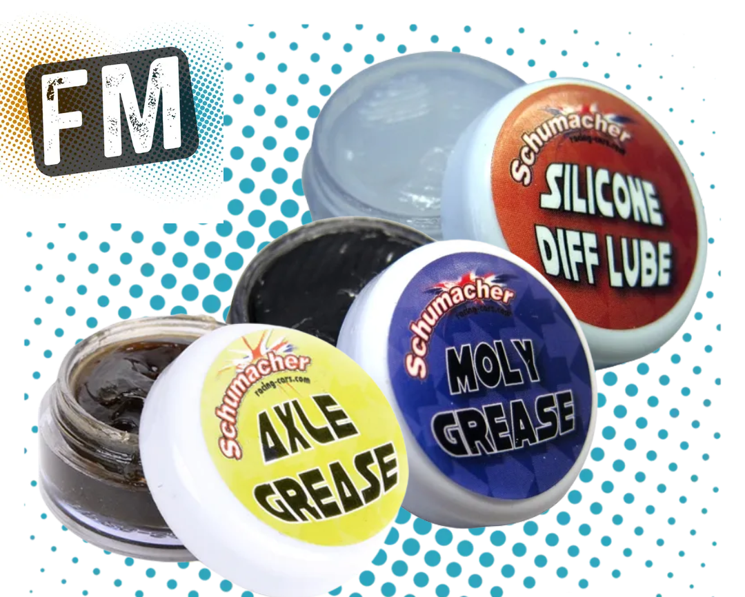 SCHUMACHER GREASES (5ML) MOLY, AXLE, DIFF LUBE - MULTI LISTING