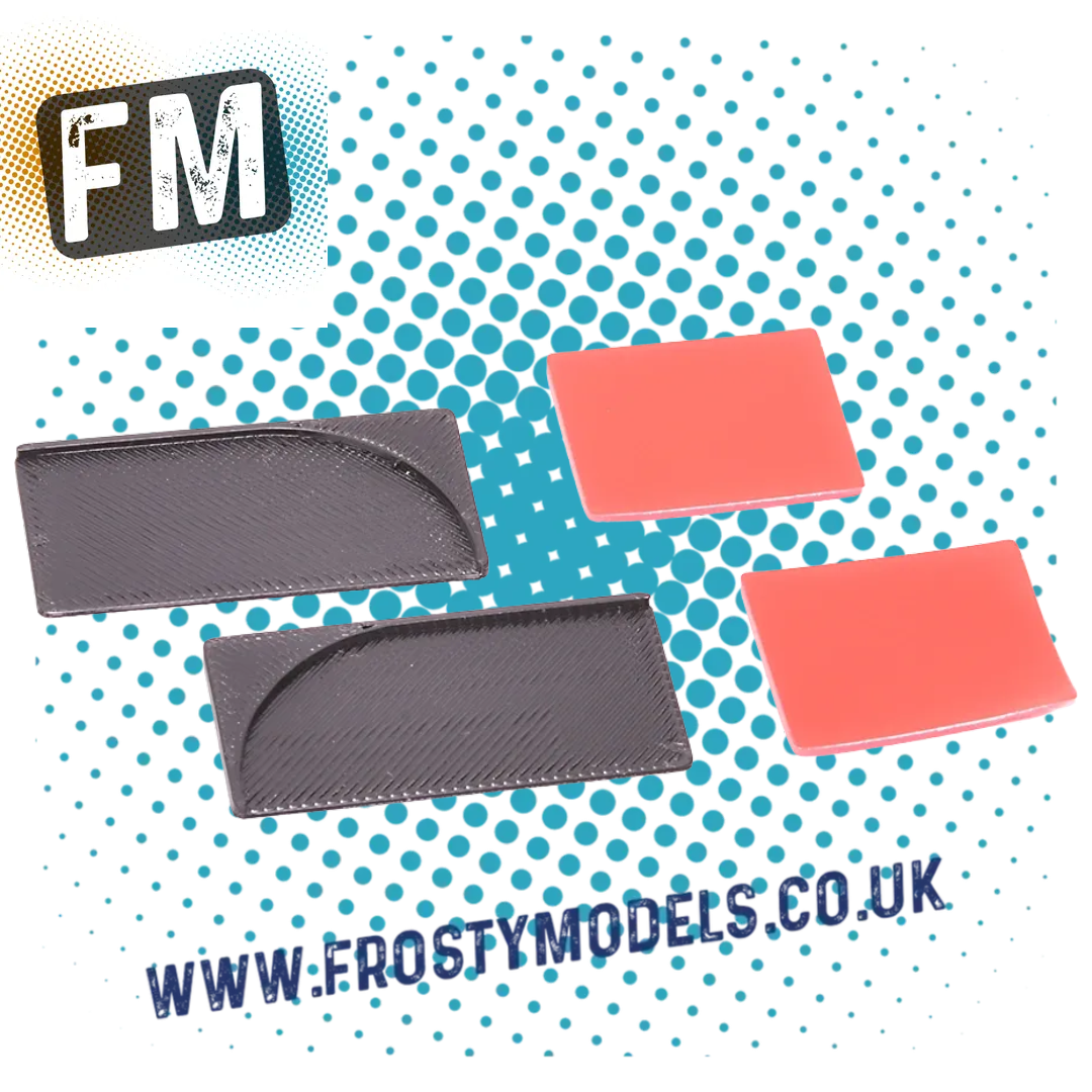 SCHUMACHER TOURING CAR WING SPOILER END PLATES - (PR) MI8, MI9 PARTS U8899