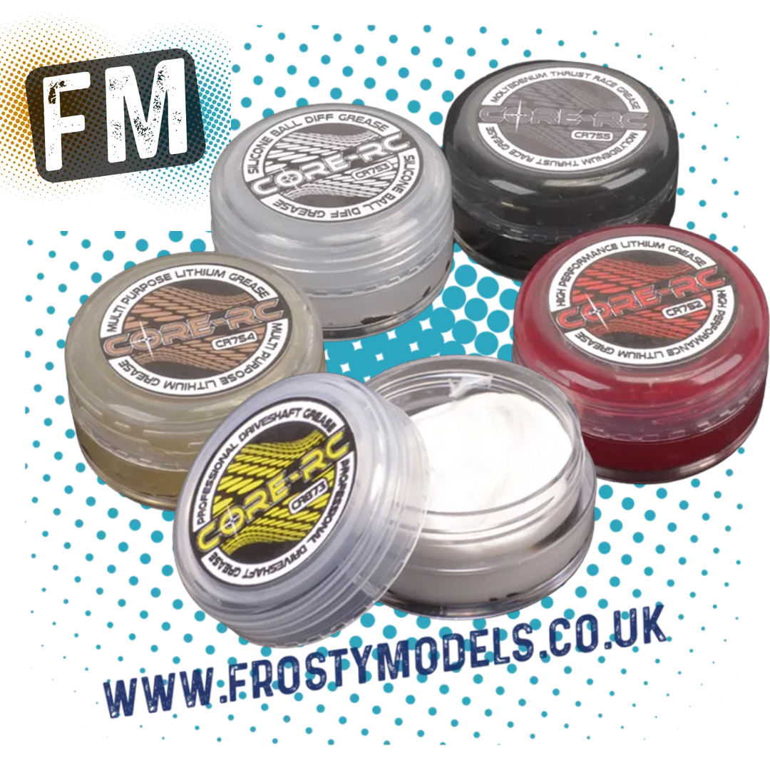 CORE RC LARGE 10G GREASE - DRIVESHAFT/BALL DIFF HI~LO-VIS/MOLY/LITHIUM - MULTI LISTING
