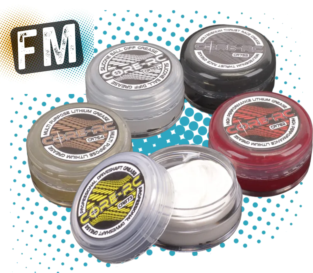 CORE RC - LARGE 10G GREASE - DRIVESHAFT/BALL DIFF HI~LO-VIS/MOLY/LITHIUM - MULTI LISTING