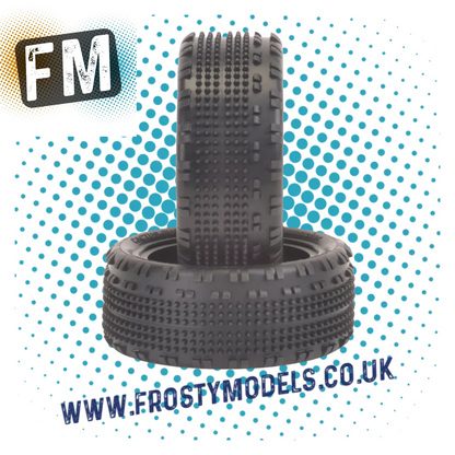 SCHUMACHER CACTUS 1/10 2.2IN BUGGY TYRE/TIRES 4WD FRONT/REAR - MULTI LISTING