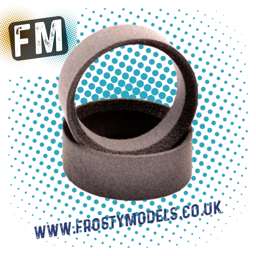 SCHUMACHER 25MM WIDE 1/10 CAR FOAM INSERTS (2PC) MULTI LISTING