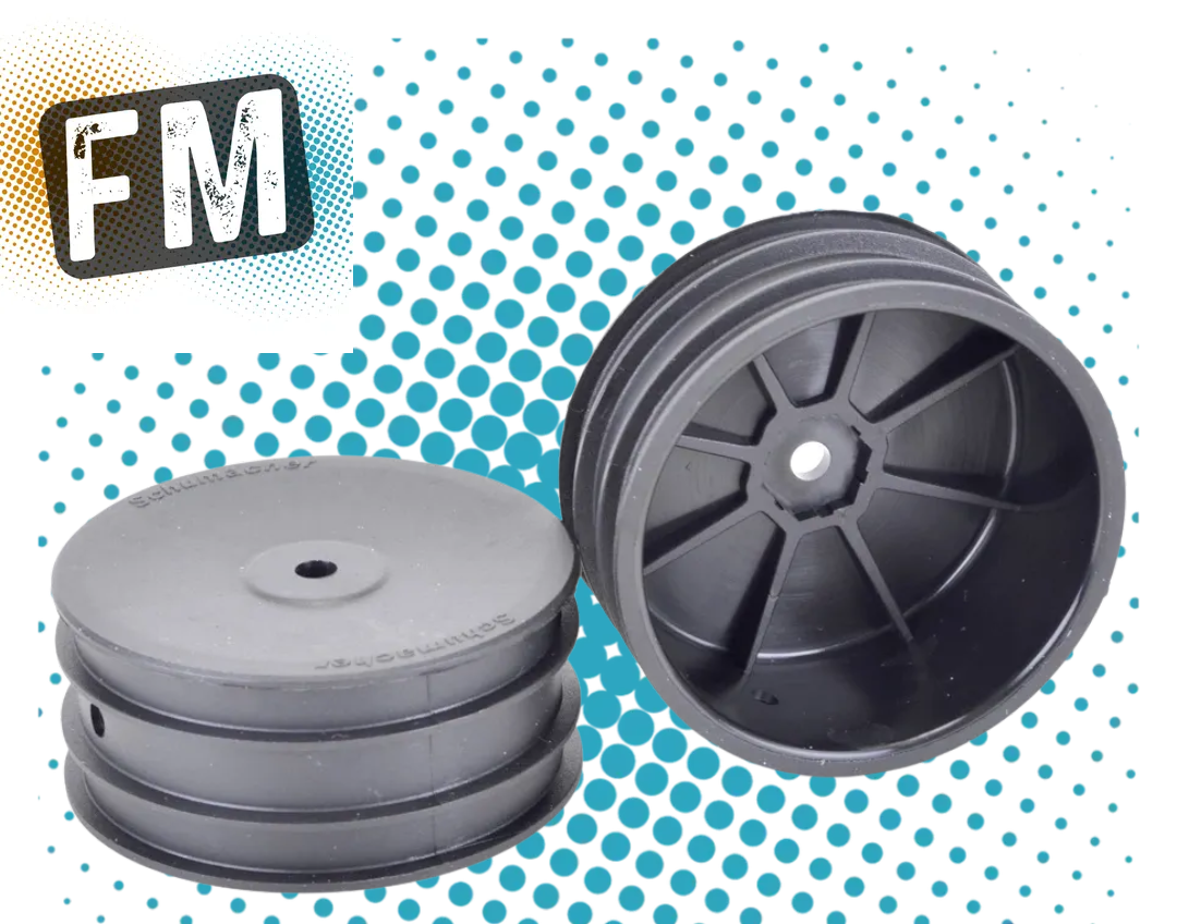 SCHUMACHER 1/10 BUGGY 2.2IN 12MM HEX WHEELS - 4WD/2WD/SLIM - FRONT/REARS - MULTI LISTING - ALL COLOURS