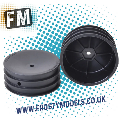 SCHUMACHER 1/10 BUGGY 2.2IN 12MM HEX WHEELS - 4WD/2WD/SLIM - FRONT/REARS - MULTI LISTING - ALL COLOURS