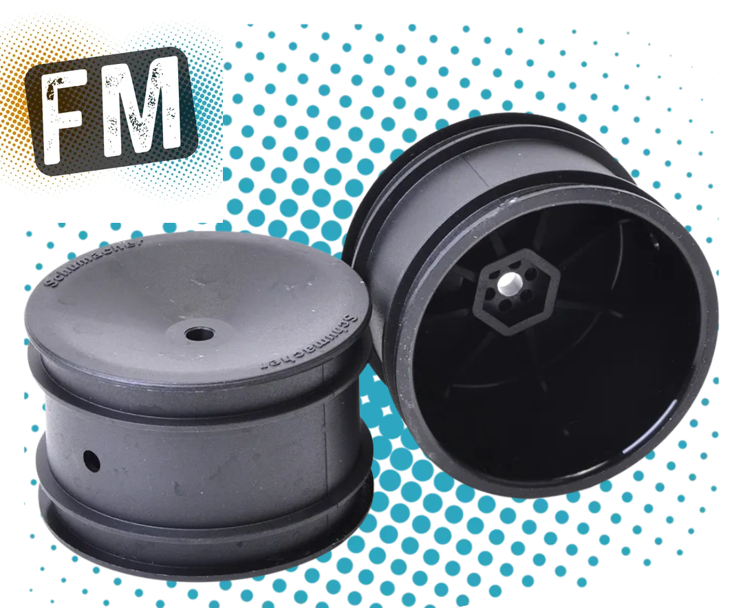 SCHUMACHER 1/10 BUGGY 2.2IN 12MM HEX WHEELS - 4WD/2WD/SLIM - FRONT/REARS - MULTI LISTING - ALL COLOURS