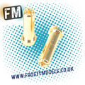 LRP/INTELLECT 5MM BATTERY BULLET CONNECTOR FLAT TYPE - 2PCS MK2902