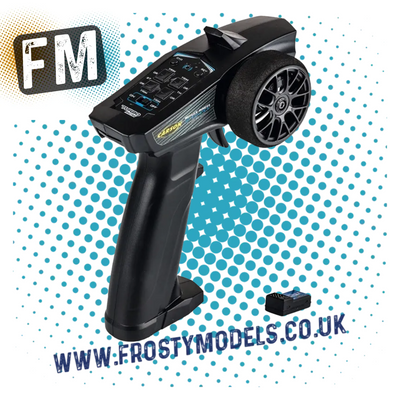 Carson - Reflex Wheel Start 2.4G RC Radio Black & Receiver - C500102