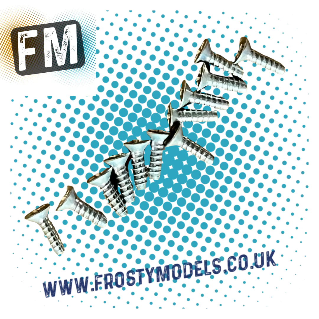 TAMIYA TT01E Euro Truck Parts - 12X MA5 COUNTERSUNK SCREW (3X10MM)