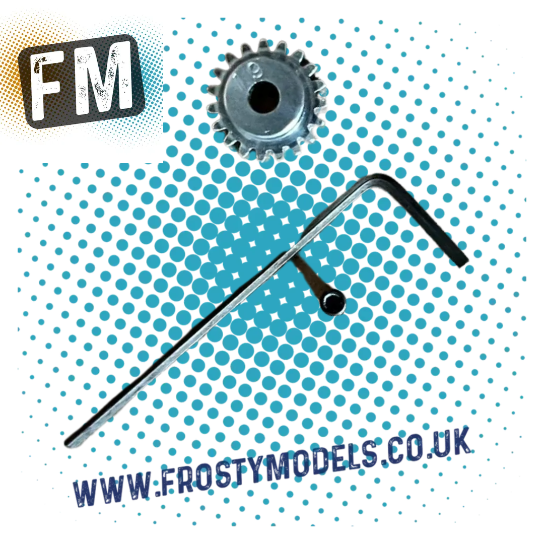 TAMIYA TT01E Euro Truck Parts - MA12, MA15, MA7 19T ALLOY PINION & 1.5MM ALLEN KEY SET