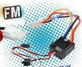 HOBBYWING - QUICRUN 1060 60A - 1/10 RC BRUSHED ESC - (TAMIYA PLUG) THW-1060-RTR (TT01E Euro Truck Racing Stock Spec)