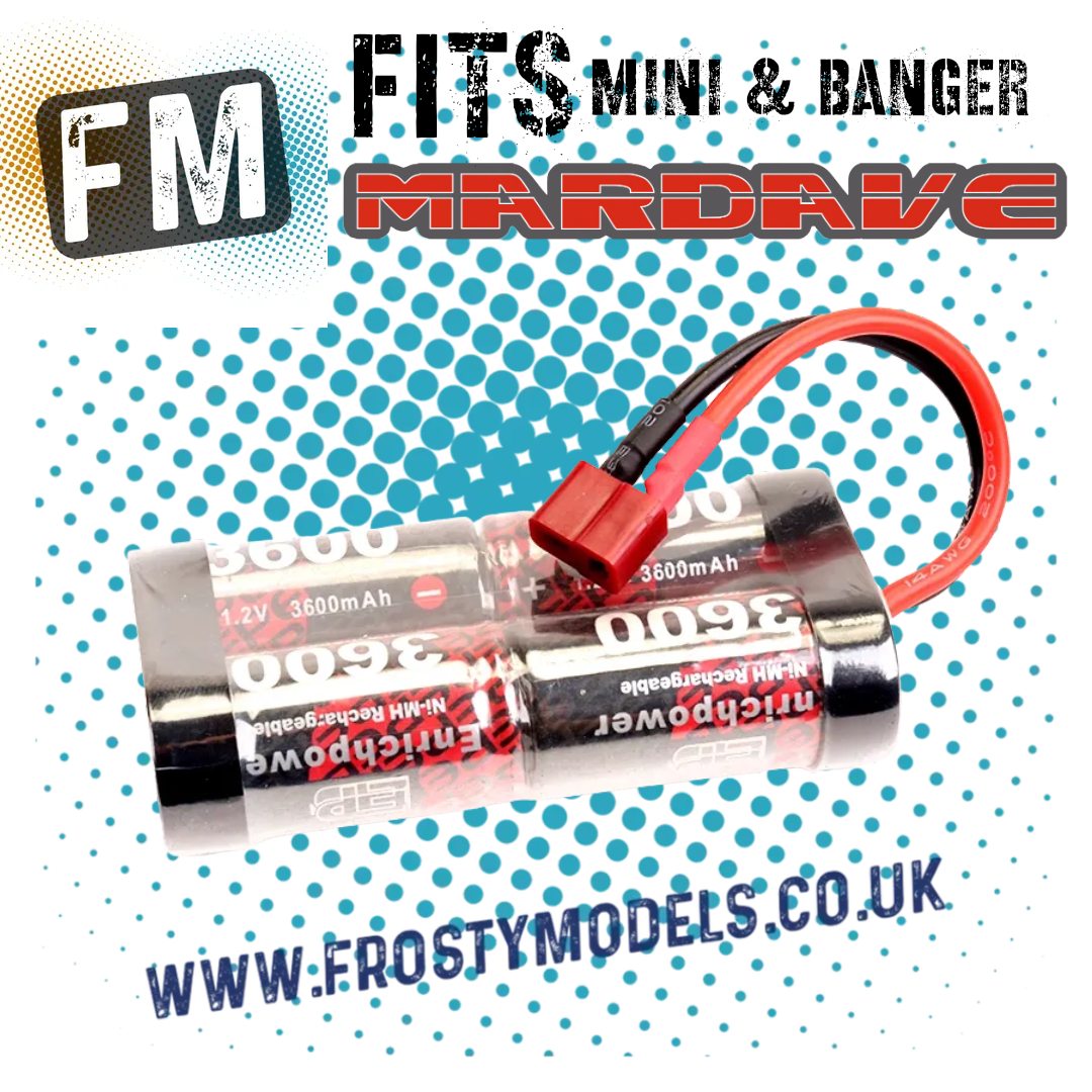 EP 4 Cell Stick Pack DEANS - SC 3600mAh - 4.8V NiMh (6V Charged) EP3600B