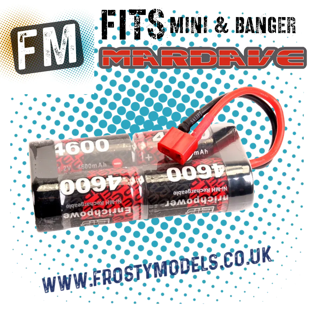 EP 4 Cell Stick Pack DEANS - SC 4600mAh - 4.8V NiMh (6V Charged) EP4600B
