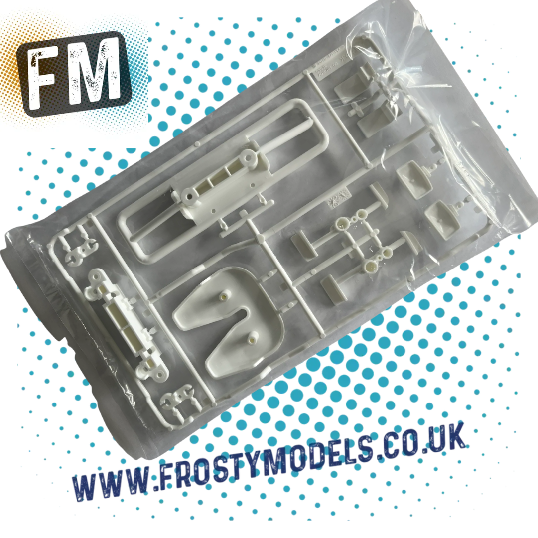 TAMIYA 1/14 TT01E EURO TRUCK BUMPER, 5TH WHEEL, MIRRORS - H PARTS 19000950/51606