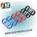 FASTRAX 1/10TH BUGGY 32MM LONG SPRING SET SOFT/MED/HARD (3 pairs) FAST155-S