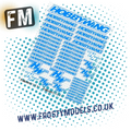 HOBBYWING BLUE/WHITE BODY DECAL SHEET 3"x5" - HWD0001BW