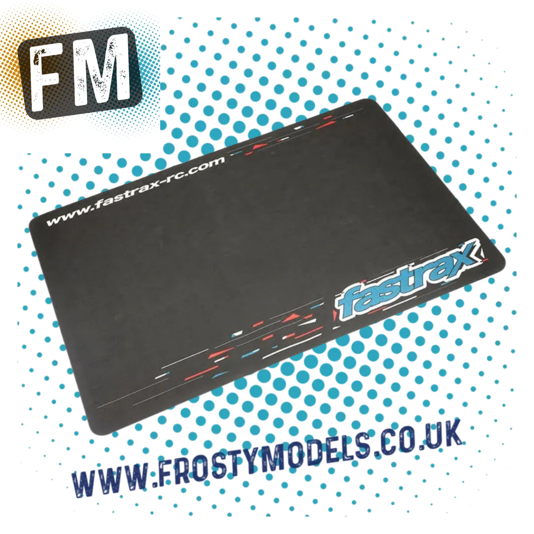 FASTRAX - MEDIUM FOAM RUBBER PIT MAT RC CAR/BUGGY 1/12 - (600X400MM, 2MM THICK) FAST413MF