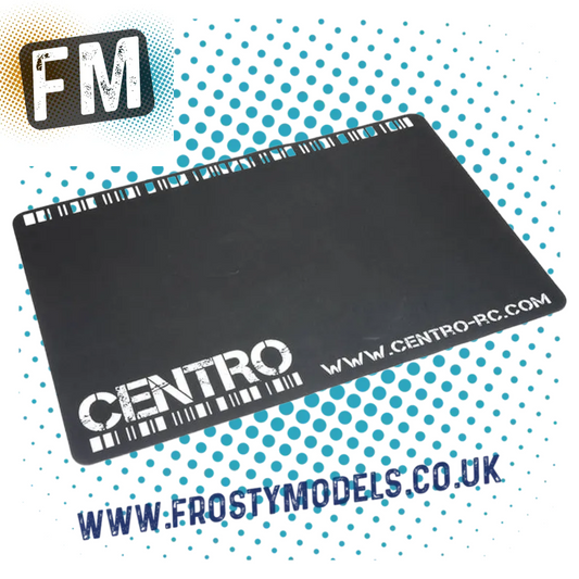 CENTRO MEDIUM FOAM RC CAR/BUGGY 1/12 - 1/8 RUBBER PIT MAT - (600X400MM, 2MM THICK) C0577