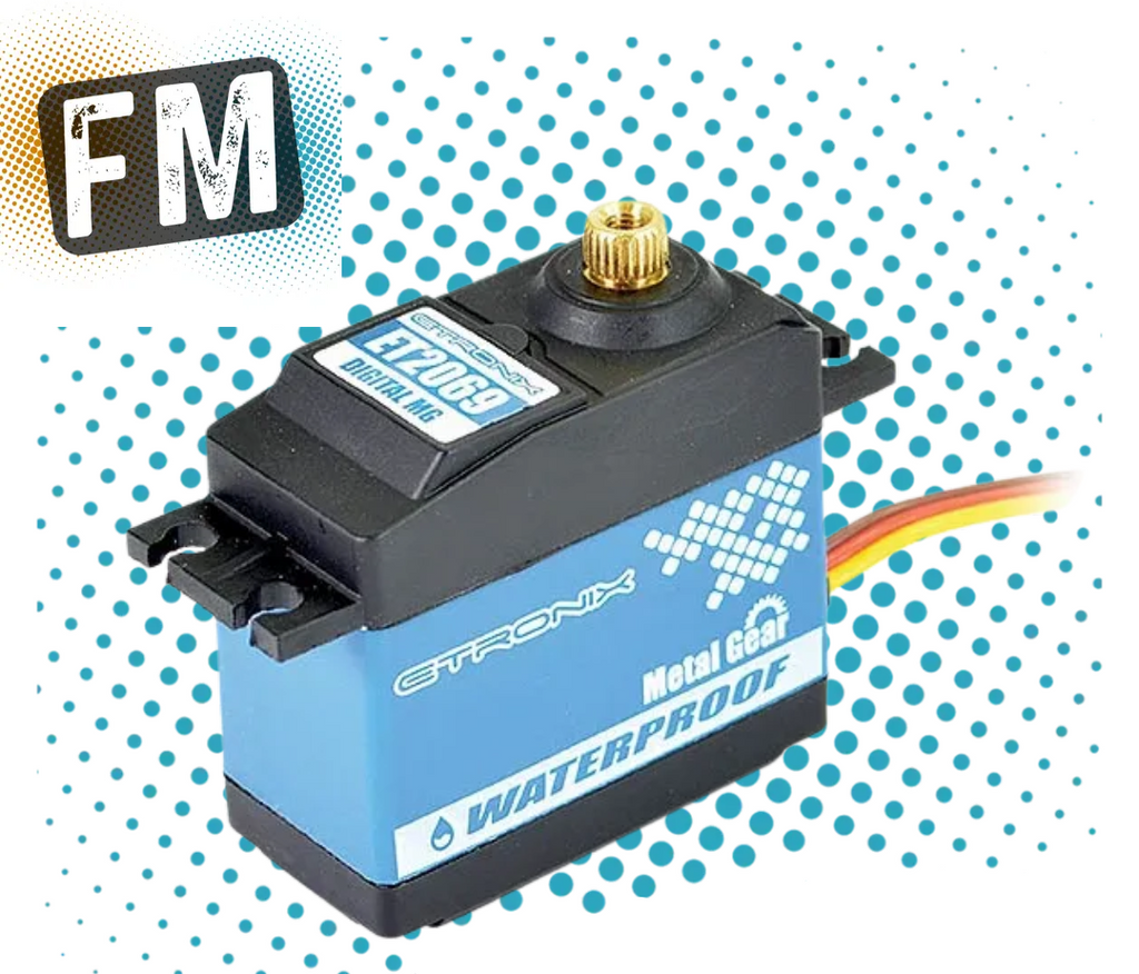ETRONIX - 15KG/0.16S STANDARD DIGITAL SERVO METAL GEAR (WATERPROOF) - ET2069 (Frosty Recommended 1/10 Truck Racer Servo)