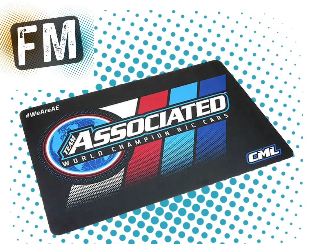 TEAM ASSOCIATED/CML RC BLACK MEDIUM 1/10 FOAM PIT MAT (600X400MM, 2MM THICK) SP002
