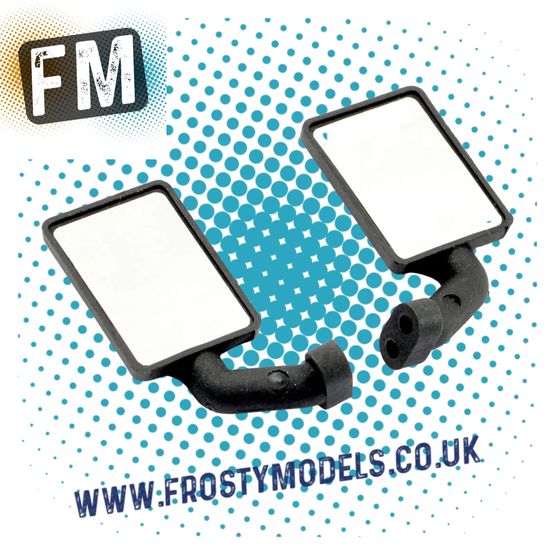 BODY DETAILING - 1/10 FTX KANYON SIDE MIRRORS (2PC) BLACK/MIRROR - FTX8487
