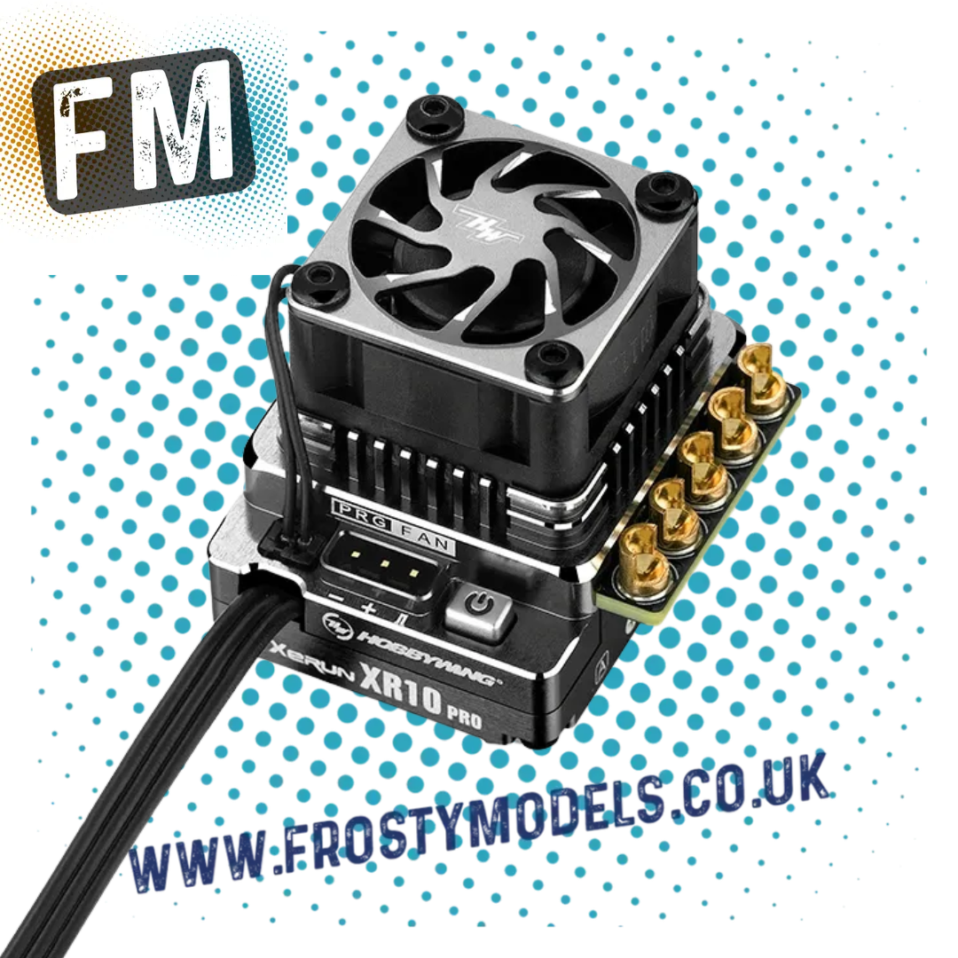 HOBBYWING - XERUN XR10 PRO ELITE SILVER G2S - BRUSHLESS SENSORED ESC - HW30112617 (IDEAL FOR 1/10 ON/OFF ROAD RACING) (2024 MODEL)