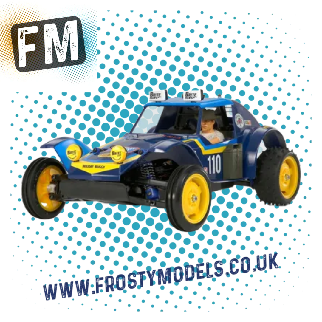 TAMIYA - 58470 HOLIDAY BUGGY KIT - 1/10 2WD BUGGY (DT02) INC's MOTOR & ESC