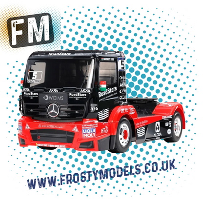 TAMIYA 51654 - MERCEDES BENZ MP4 - 1/14 FULL EURO TRUCK BODY SET (w/H PARTS/STICKER & FIXINGS)